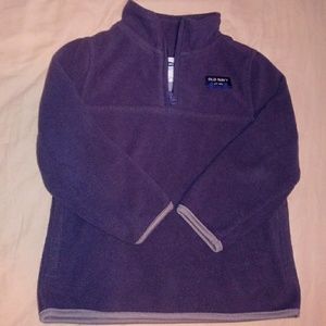 GREY FLEECE PULL OVER
